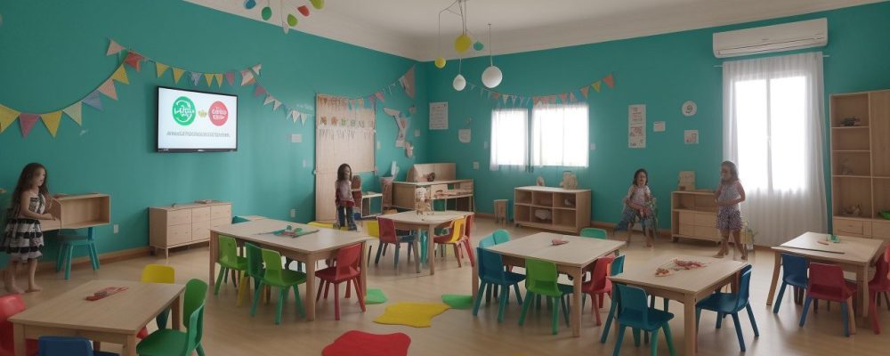 Crianças em atividades de psicomotricidade e artes, explorando movimentos e expressões em um ambiente lúdico.