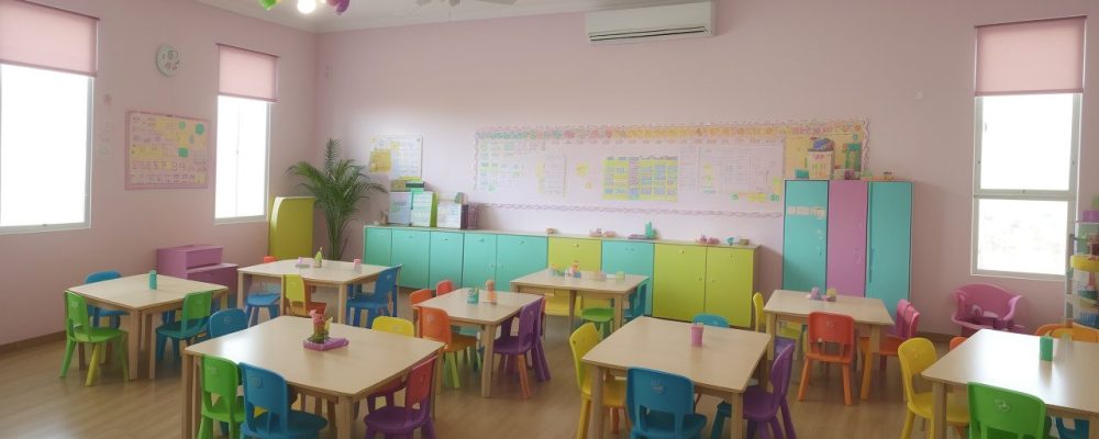 Crianças participando de atividades psicomotoras em sala de aula, promovendo desenvolvimento e aprendizado.