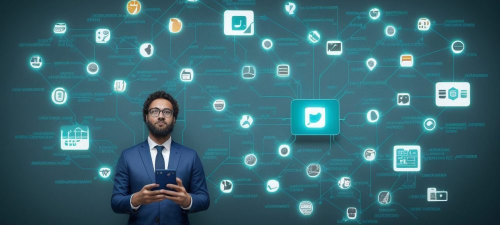 Publicidade Eficaz no Serviço Público: Campanha Digital Representação visual de uma campanha de publicidade online impactando a população, com elementos de marketing digital e anúncios.