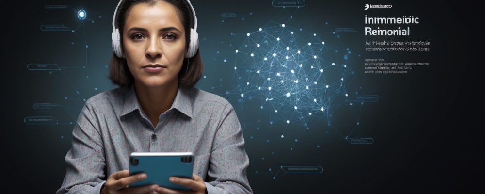 Cidadãos interagindo com anúncios online em dispositivos móveis e computadores, representando a importância da publicidade online no setor público.