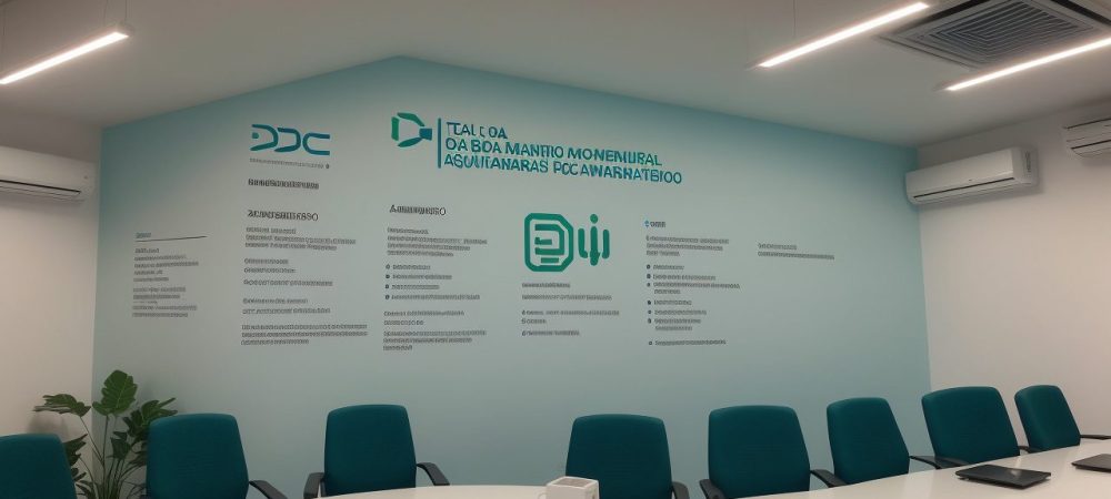 Qualidade Total no Setor Público: Eficiência e Satisfação Servidores públicos trabalhando em equipe, aplicando conceitos de Qualidade Total para melhoria contínua.