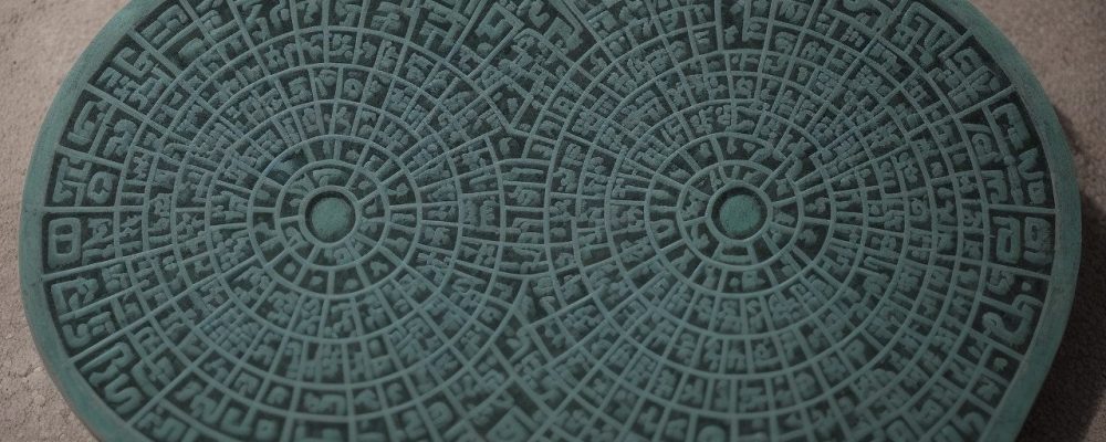 Ilustração de um cérebro com engrenagens representando o raciocínio lógico e a lógica matemática, com palavras-chave flutuando