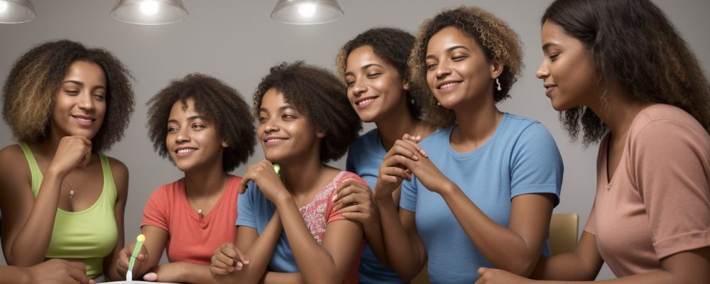 Imagem mostrando exercícios de raciocínio lógico, com pessoas estudando e resolvendo questões para concursos e desafios diários.