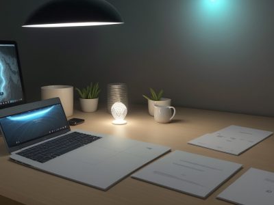 Servidores públicos utilizando raciocínio lógico para analisar dados e tomar decisões informadas, em ambiente de trabalho moderno, com foco em cursos online.