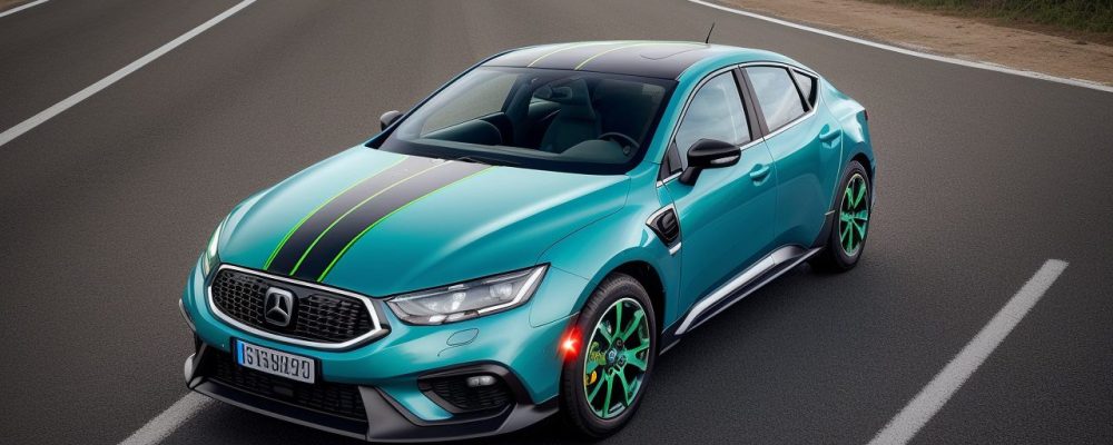 Veículo em movimento sendo rastreado em tempo real, com foco em GPS tracking e segurança