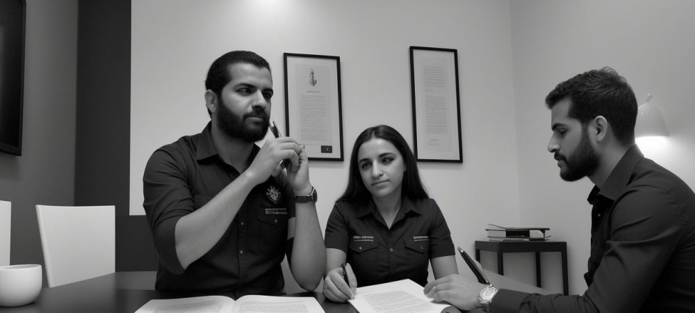 Profissionais analisando currículos e realizando entrevistas de emprego, representando as etapas do processo seletivo em recrutamento e seleção.