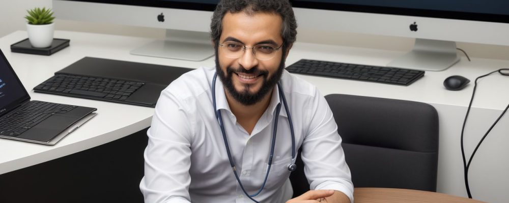 Imagem ilustrando um profissional negociando dívidas com um cliente, com gráficos de recuperação de crédito ao fundo.