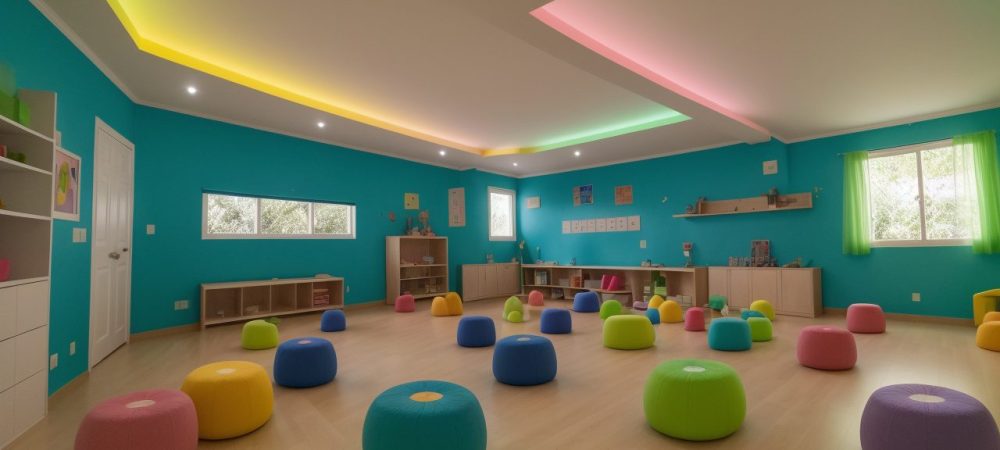 Crianças envolvidas em atividades de releitura de obras de arte, demonstrando criatividade e aprendizado em sala de aula