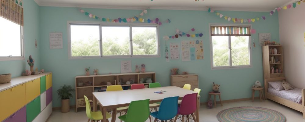 Crianças participando de atividades de releitura de obras de arte infantil em sala de aula, com foco na criatividade e no aprendizado.
