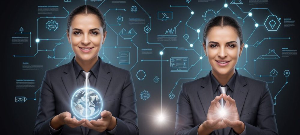 Representante Comercial de Sucesso: Construindo uma Carreira de Sucesso Representante comercial em ambiente de trabalho, representando oportunidades de vendas e crescimento profissional.
