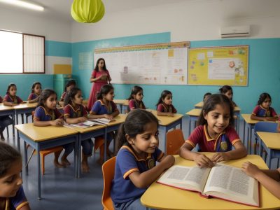 Crianças em roda de histórias, promovendo a contação de histórias na educação infantil