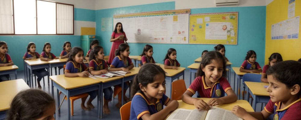 Crianças em roda de histórias, promovendo a contação de histórias na educação infantil