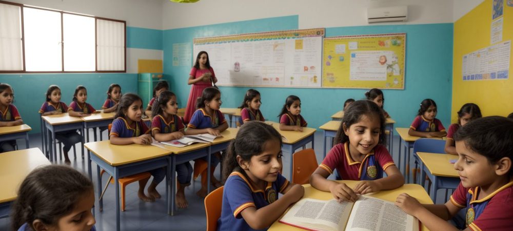 Crianças em roda de histórias, promovendo a contação de histórias na educação infantil