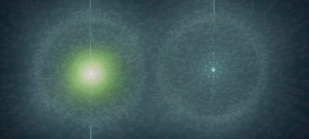 Uma representação visual de otimização SEO no serviço público, com gráficos e pessoas interagindo com dados em um ambiente digital e colaborativo.