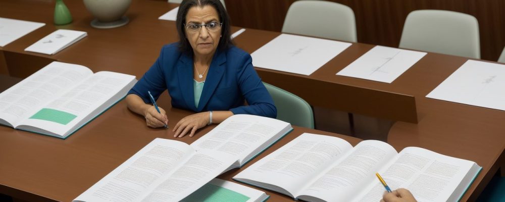 Imagem representando a decisão do STF sobre terceirização, com elementos de jurisprudência e administração pública