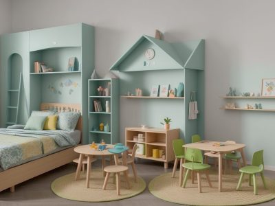 Ambiente educacional representando a Secretaria da Educação de São José dos Campos com elementos de neuroaprendizagem