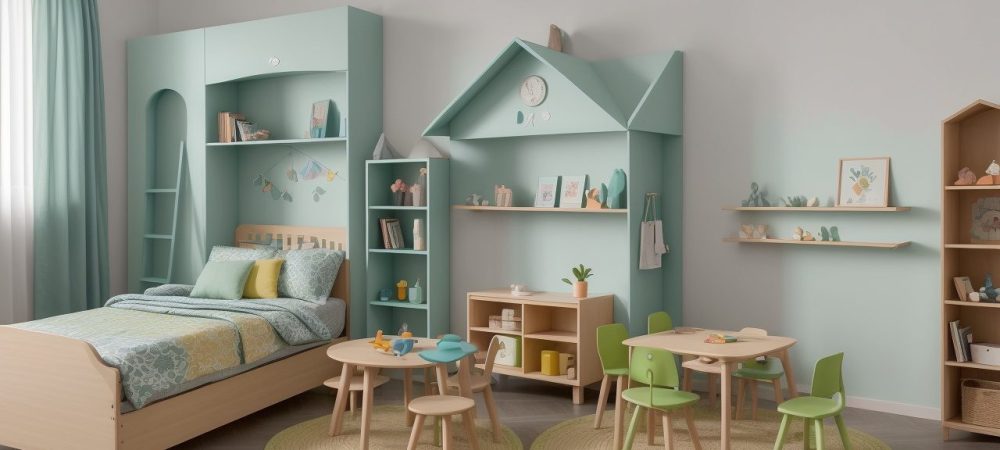 Ambiente educacional representando a Secretaria da Educação de São José dos Campos com elementos de neuroaprendizagem