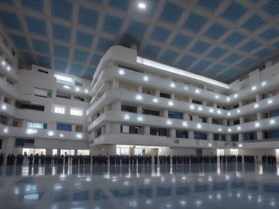 Representação visual da segurança patrimonial no setor público, com foco em vigilância, proteção de bens e gestão eficiente.