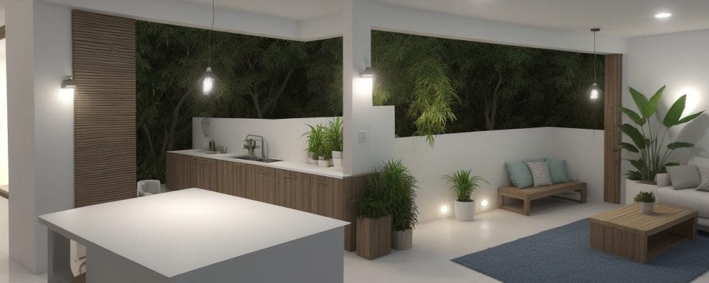 Arquiteto trabalhando em projeto de modelagem 3D SketchUp, visualizando design de interiores e arquitetura