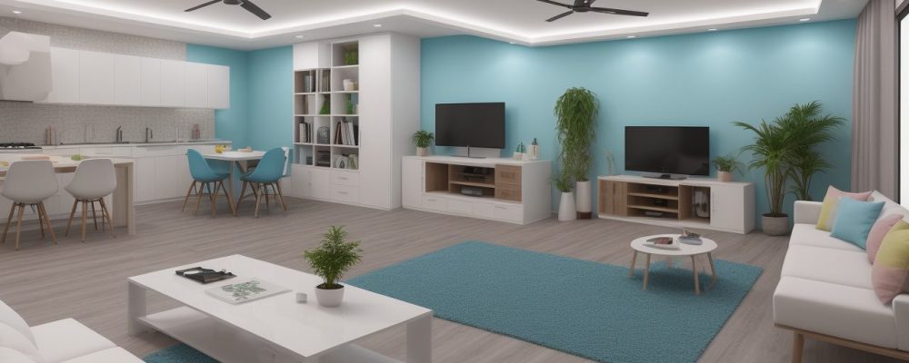 Projeto de arquitetura sendo modelado em 3D com SketchUp, demonstrando as ferramentas de design e modelagem