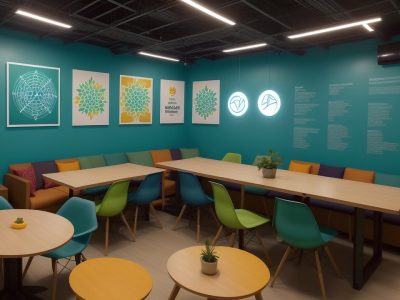 Imagem ilustrando os desafios da sociedade contemporânea, com pessoas interagindo e refletindo sobre as transformações sociais