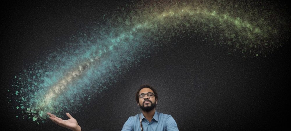 Imagem ilustrativa sobre sociologia do trabalho mostrando relações de trabalho e a sociedade, com pessoas interagindo e símbolos de análise social.