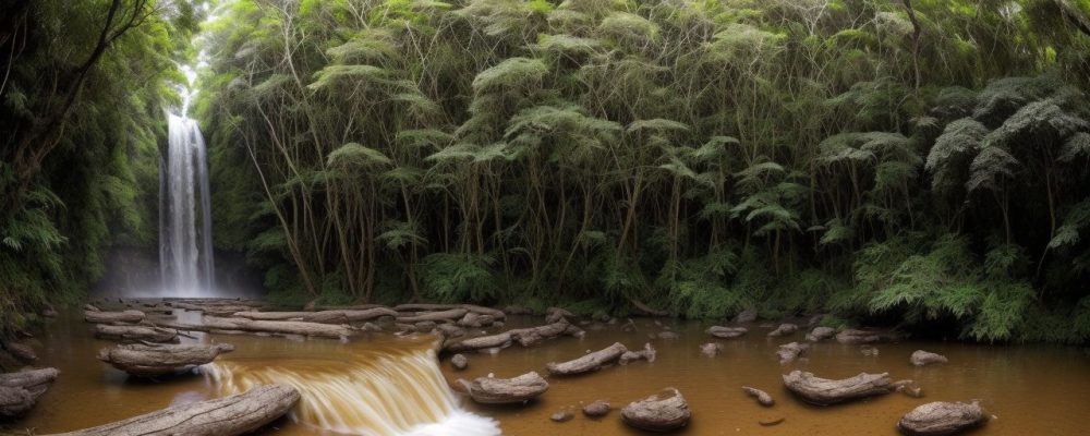 Imagem vibrante mostrando o meio ambiente, educação ambiental e biodiversidade em destaque, representando um futuro sustentável e a importância da preservação.
