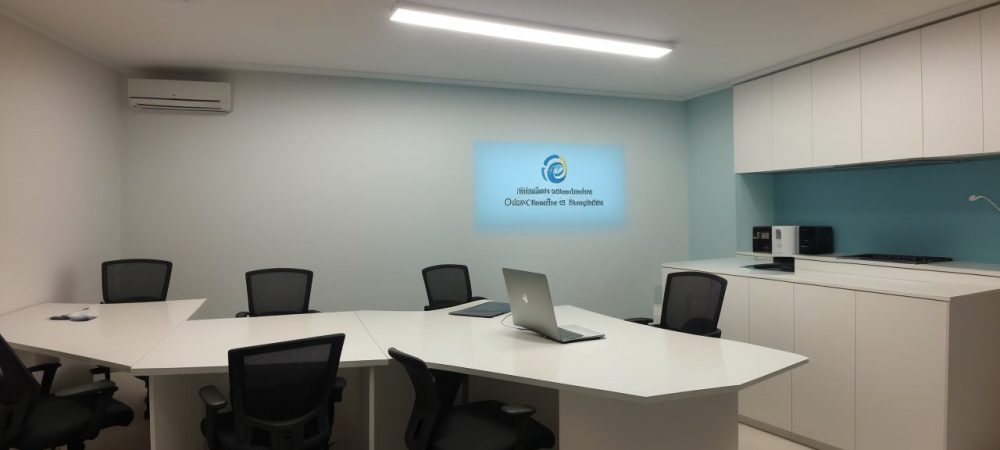 Alunos estudando e aplicando as normas ABNT em um projeto de TCC em ambiente de estudo, com foco em pesquisa e organização.