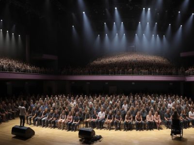 Alunos aprendendo técnicas de teatro para iniciantes em sala de aula, com foco em expressão e comunicação