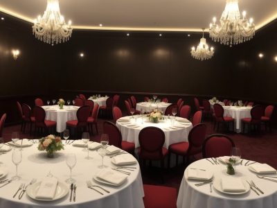 Um garçom sorridente atendendo clientes em um restaurante, demonstrando técnicas de garçom e etiqueta de restaurante.