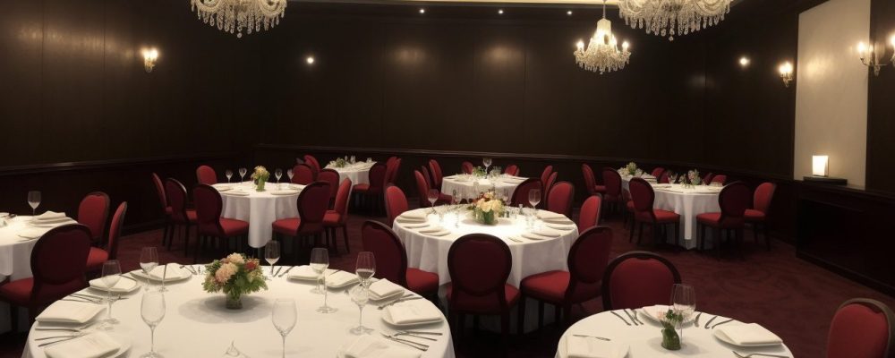 Um garçom sorridente atendendo clientes em um restaurante, demonstrando técnicas de garçom e etiqueta de restaurante.