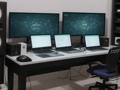 Profissional de locução utilizando técnicas de sonoplastia para otimizar a comunicação no serviço público