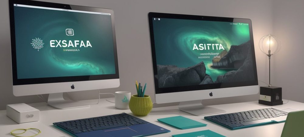 Profissional de secretariado organizando documentos e utilizando ferramentas digitais, representando a aplicação de técnicas de secretariado no serviço público