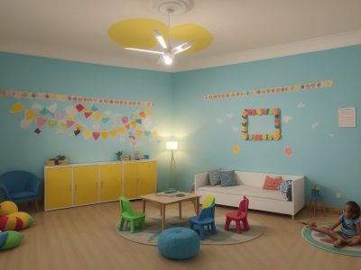 Sala de aula com crianças usando tablets e softwares educativos, representando ferramentas digitais para educação e engajamento no ensino fundamental.