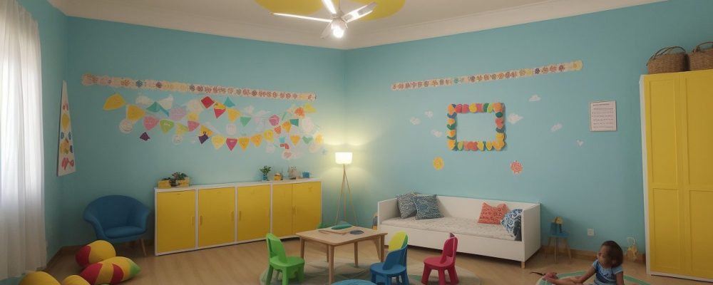 Sala de aula com crianças usando tablets e softwares educativos, representando ferramentas digitais para educação e engajamento no ensino fundamental.