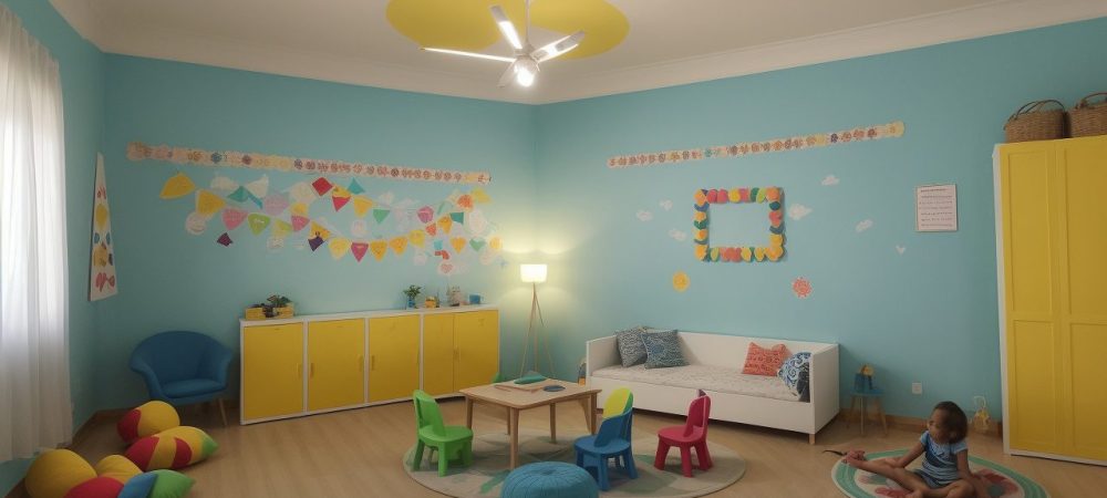 Sala de aula com crianças usando tablets e softwares educativos, representando ferramentas digitais para educação e engajamento no ensino fundamental.