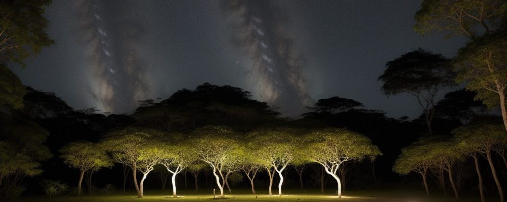Crianças aprendendo teoria musical em uma sala de aula, com instrumentos e partituras, mostrando harmonia e ritmo.