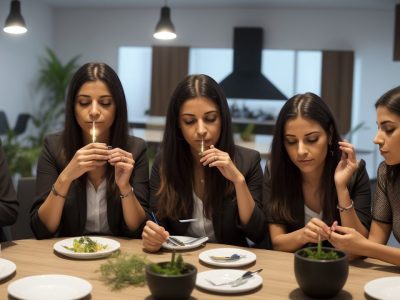 Representação visual de teorias antropológicas sendo aplicadas no ambiente de trabalho, promovendo colaboração e compreensão.