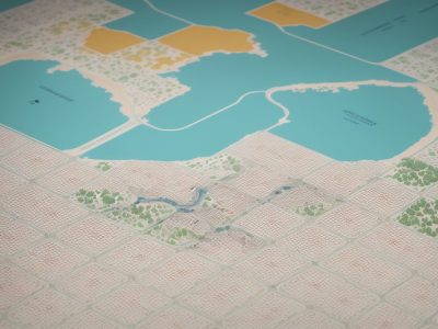 Representação visual de teorias antropológicas sendo aplicadas no setor público, com foco em colaboração e análise de dados.