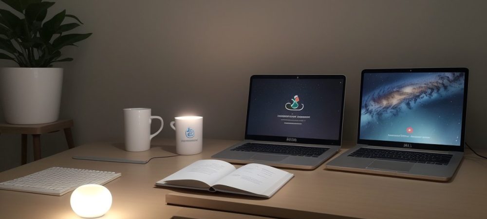 Teste de Proficiência em Inglês: Preparação e Sucesso Imagem representando uma pessoa estudando para um teste de proficiência em inglês, com livros e um certificado em destaque.