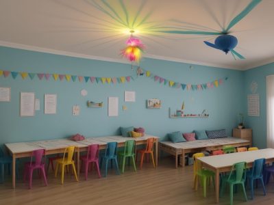 Estudantes explorando técnicas de tingimento de tecidos em sala de aula, com foco em cores vibrantes e projetos criativos.