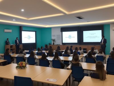 Ilustração mostrando os tipos de educação: formal em sala de aula, não formal em cursos e informal em experiências de vida.