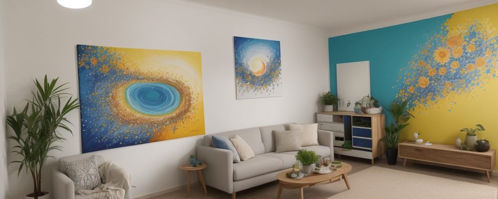 Imagem de um ambiente sendo pintado, representando o curso online de pintura doméstica e a renovação de casas com tintas e ferramentas.