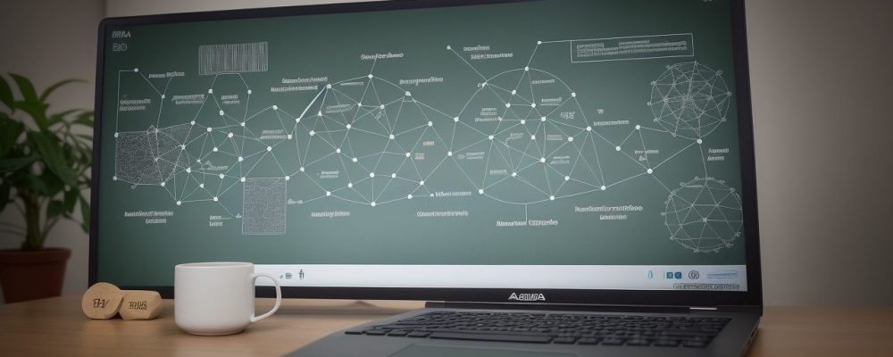 Imagem mostrando aplicações práticas da trigonometria no setor público, com estudantes e profissionais usando ferramentas de cálculo e diagramas.