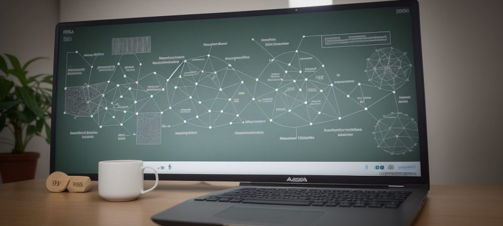 Imagem mostrando aplicações práticas da trigonometria no setor público, com estudantes e profissionais usando ferramentas de cálculo e diagramas.