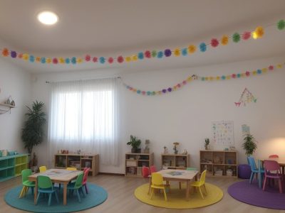 Alunos engajados em sala de aula utilizando a trilha de aprendizagem para alfabetização com materiais didáticos e curso online