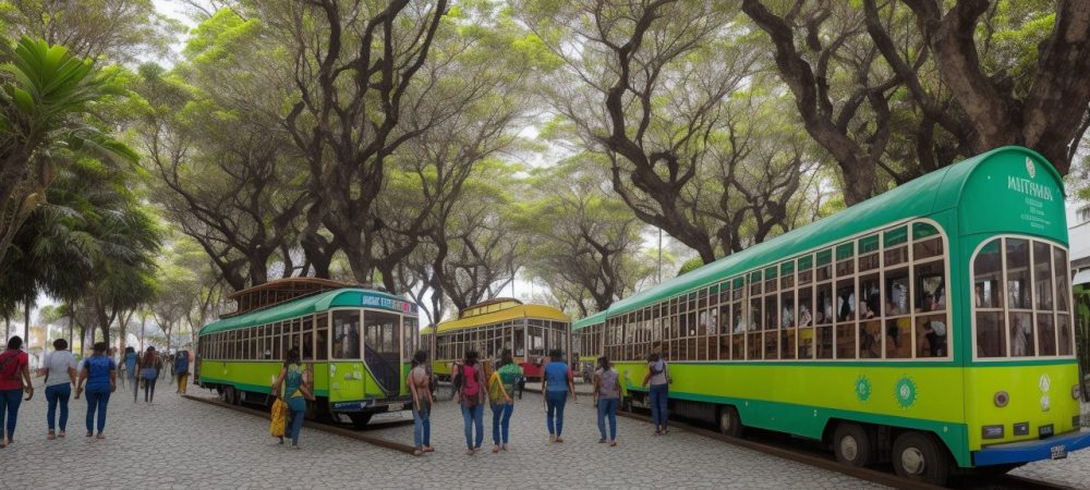 Imagem ilustrativa sobre turismo receptivo no Brasil, mostrando planejamento turístico e experiências memoráveis para visitantes.