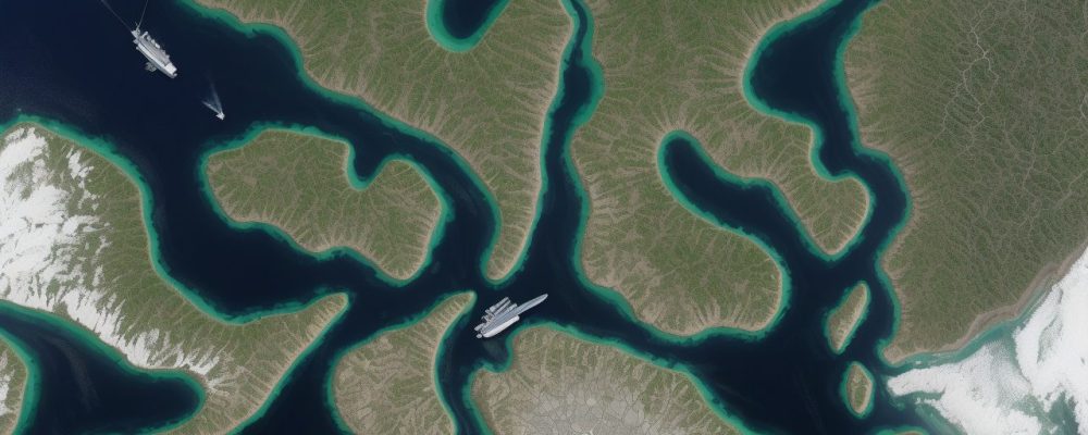 Uma ilustração ilustrando o rastreamento veicular com dispositivos modernos e gráficos operacionais.