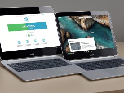 Imagem mostrando uma pessoa trabalhando em um projeto de web design, com código HTML e CSS em destaque e um site sendo visualizado em um dispositivo.