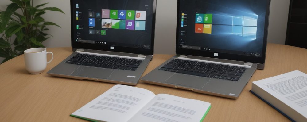 Imagem mostrando uma pessoa utilizando o Word em um ambiente de trabalho do setor público, com foco em 'word básico' e documentos.